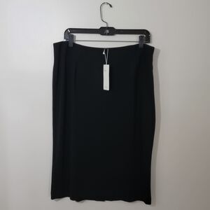 Eileen Fisher Elegant Black Women's Skirt NWT Size L